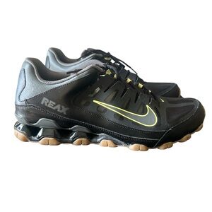 Nike Reax TRAINING  Mesh Yellow And Black Training Sneakers, Size 12 621716-021